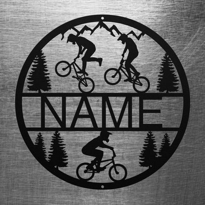 BMX Rider Name Sign