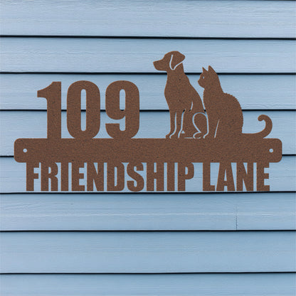 Pet Address Sign