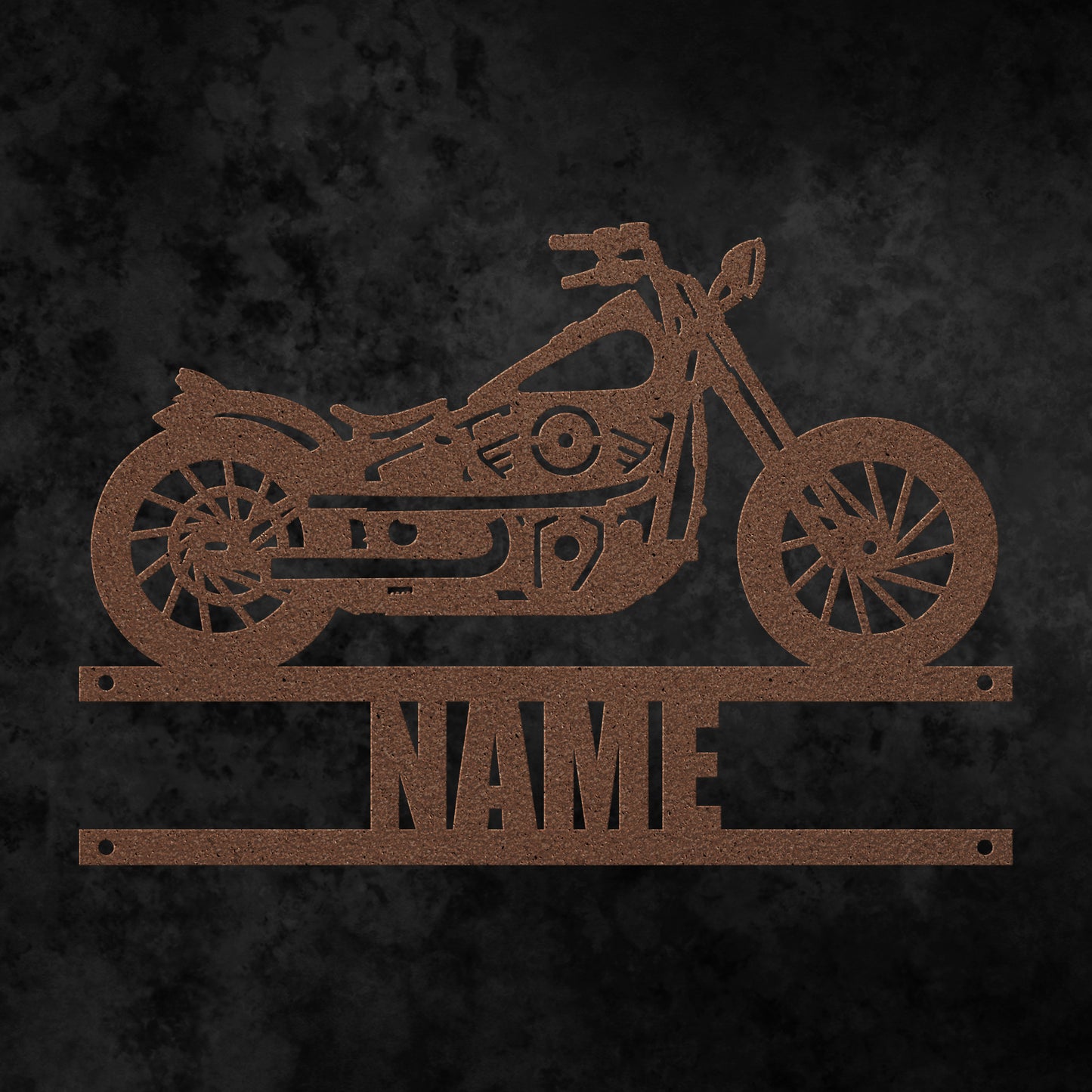 Motorcycle Name Sign