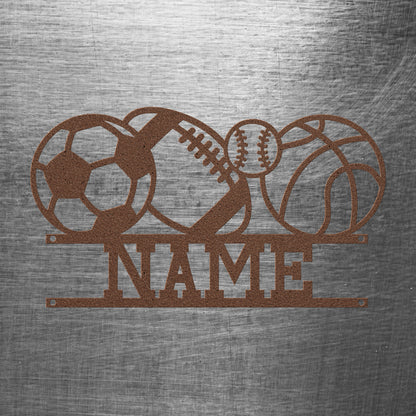 Sports Name Sign