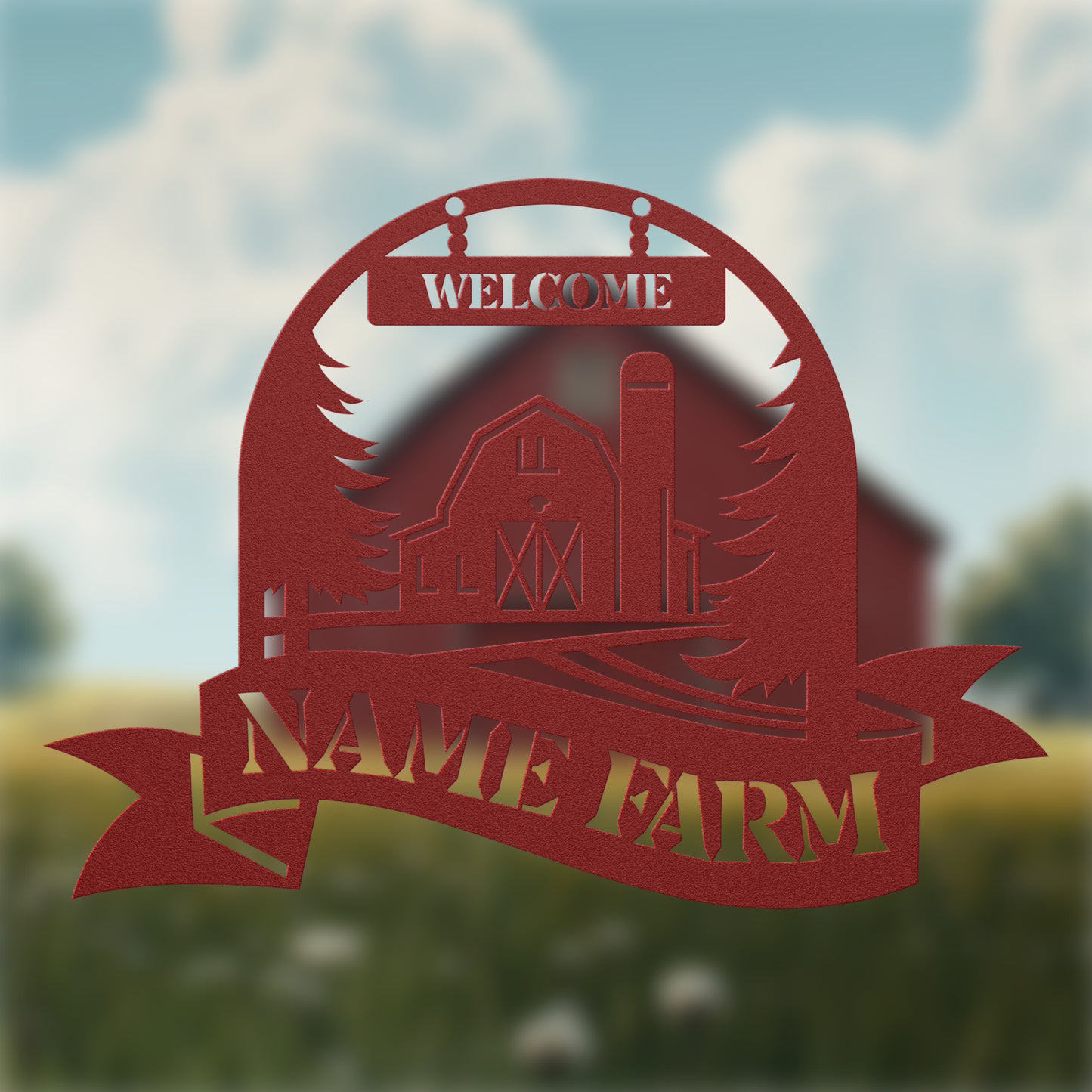 Barn Banner Name Sign