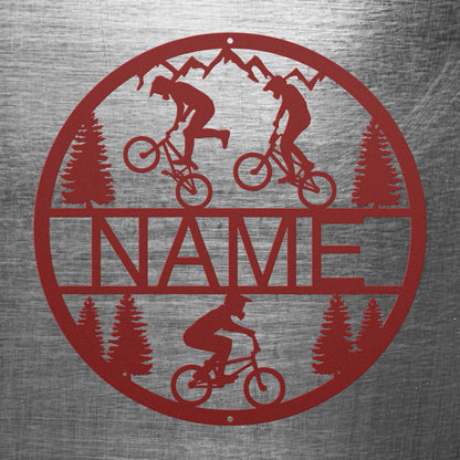 BMX Rider Name Sign