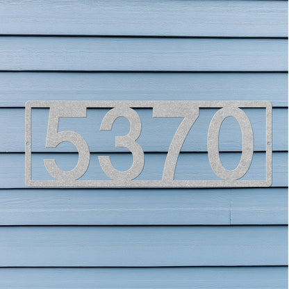 Horizontal Number Plaque