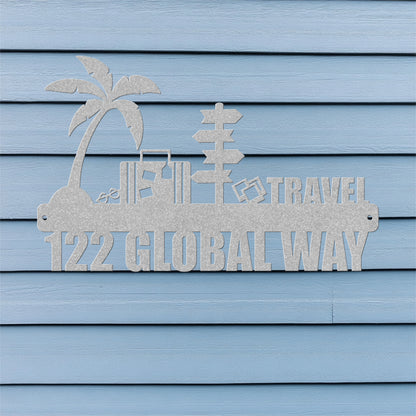 Travel Elements Address Sign