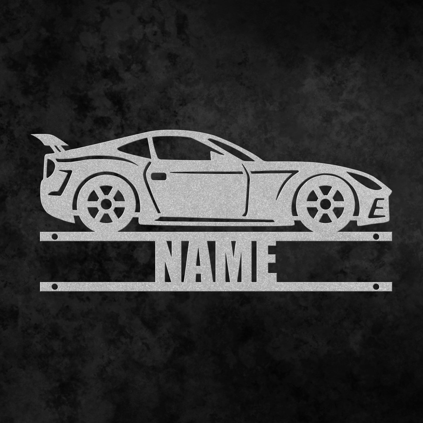 Car Name Sign