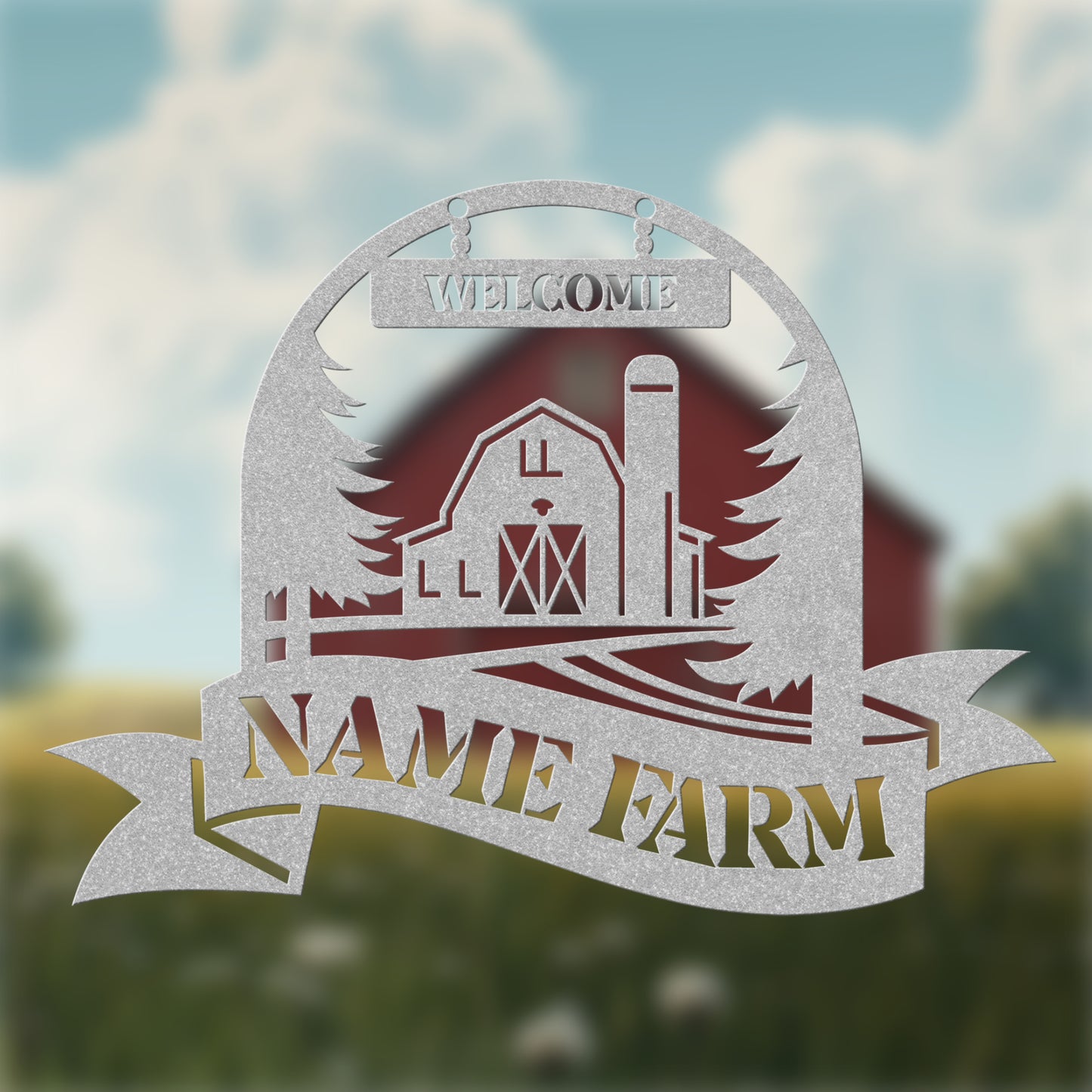 Barn Banner Name Sign