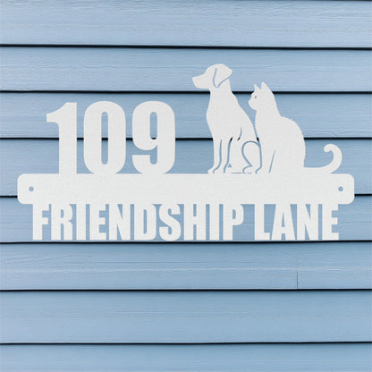 Pet Address Sign