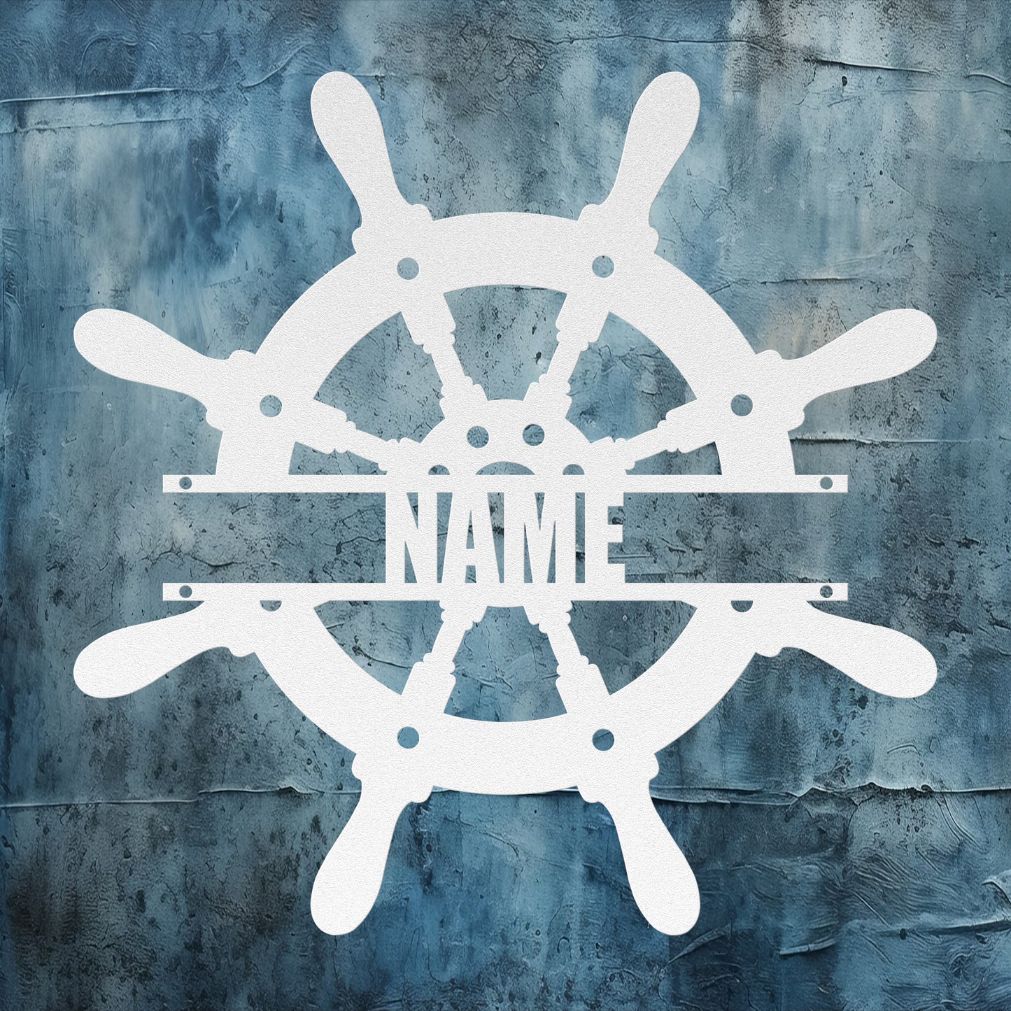 Ship Helm Name Sign