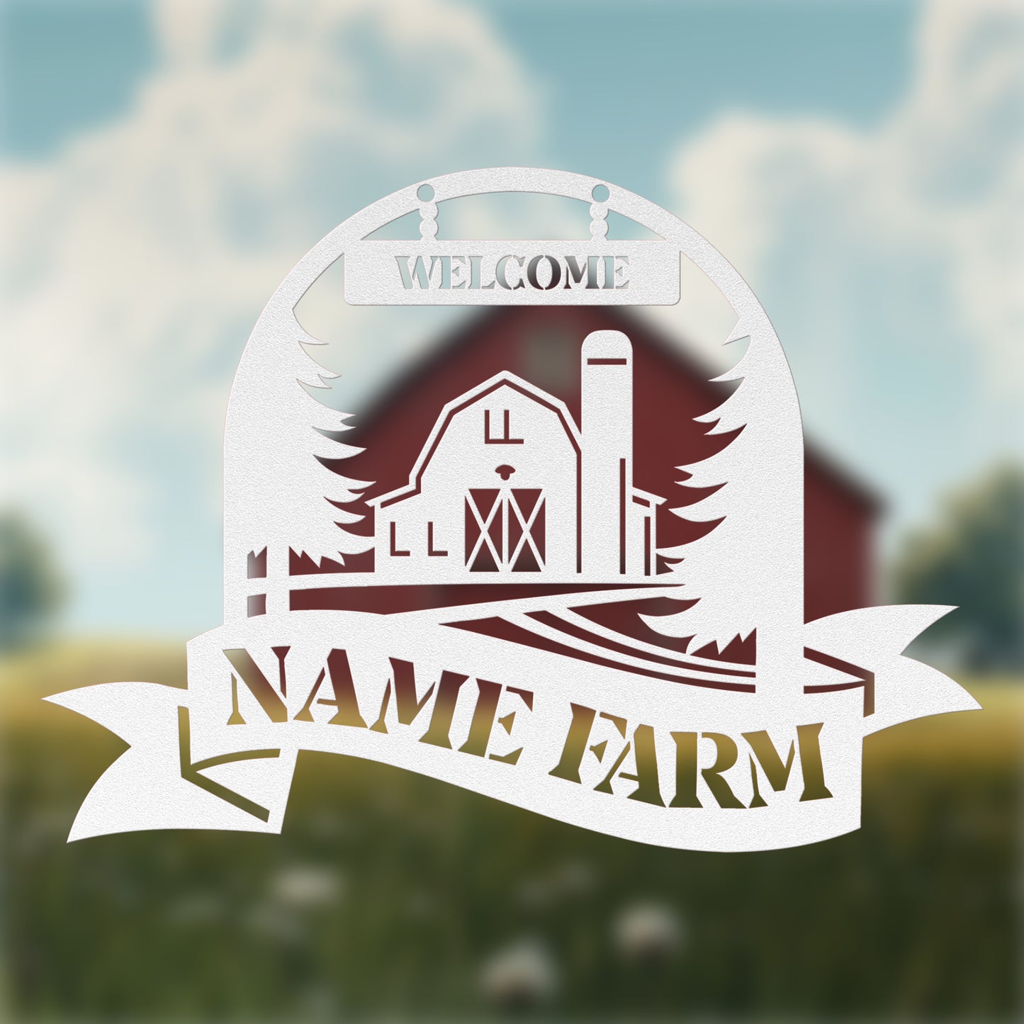 Barn Banner Name Sign