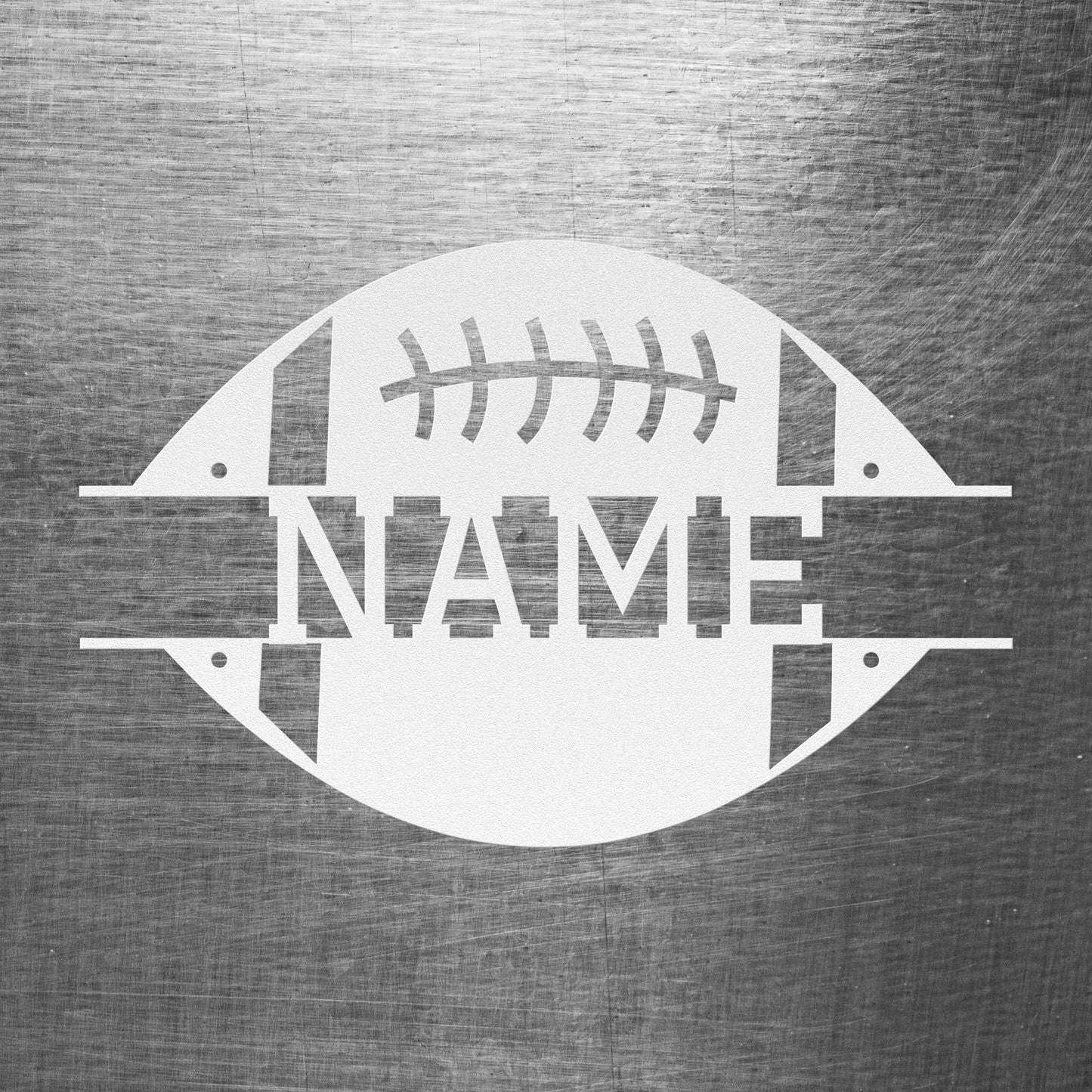 Football Name Sign