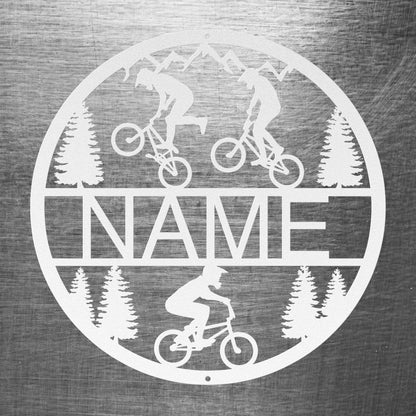 BMX Rider Name Sign